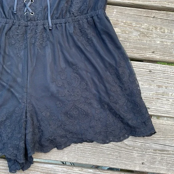 Lacey Black Romper by Express - Picture 8 of 16